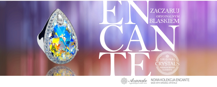 Biżuteria - nowa kolekcja Encante - Made with Swarovski Crystals