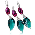 703432-komplet-Swarovski-fuchsia-emerald-leaf-srebro-00.jpg