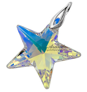 New Kryształy Wisiorek Aurora Star Promocja