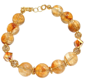 CITRINE GENUINE BEAUTIFUL BRACELET STERLING SILVER (1) (1)