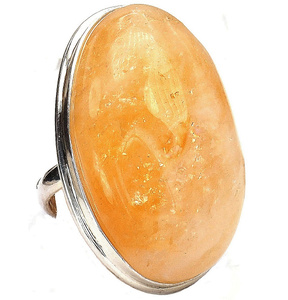 CITRINE NATURAL BEAUTIFUL RING STERLING SILVER SIZE 10-20 (1) (1) (1)