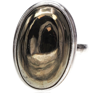 PYRITE BEAUTIFUL RING STERLING SILVER SIZE 10-20 (1) (1) (1) (1)