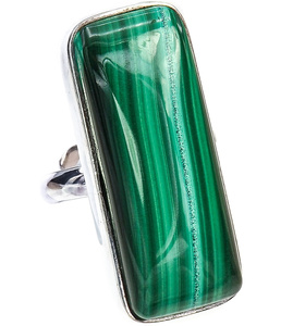 MALACHITE BEAUTIFUL RING UNIQUE SILVER SIZE 10-20 (1) (1)