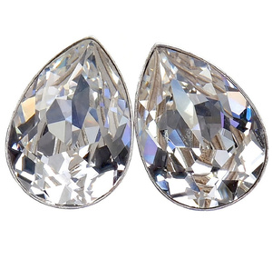 NEW CRYSTALS BEAUTIFUL EARRINGS PARADISE SHINE STERLING SILVER 925 (1) (1) (1)
