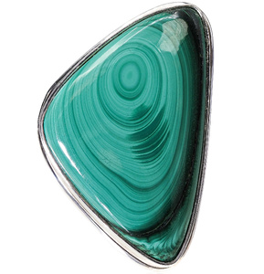 MALACHITE BEAUTIFUL RING UNIQUE SILVER SIZE 10-20 (1) (1) (1) (1) (1)