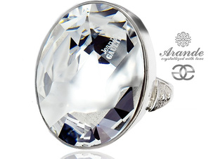 Nowe Kryształy Pierścionek Jean Paul Gaultier Crystal Srebro