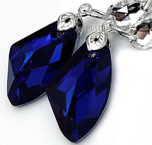 Kryształy SPECIAL piękny komplet GALACTIC BLUES