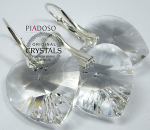Kryształy Duże Serca Komplet Crystal Certyfikat