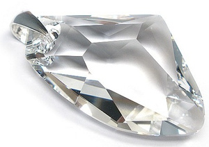 Kryształy Galactic Duży Wisiorek Crystal Srebro