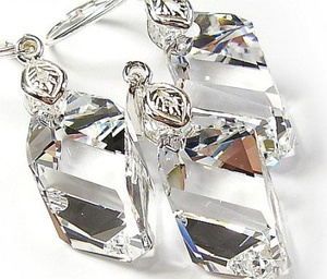 Kryształy komplet+łańcuszek Crystal CERTYFIKAT