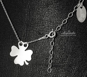 NECKLACE CLOVER TRENDY COLLECTION STERLING SILVER 925 CELEBRITY