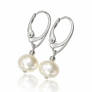 GENUINE WHITE PEARLS NATURAL BEAUTIFUL NECKLACE STERLING SILVER (1) (1) (1) (1) (1)