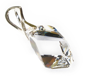 Promocja Kryształy Piękny Wisiorek Srebro Crystal