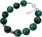 TURQUOISE AFRICAN BRACELET SILVER