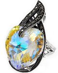AURORA HEART ADMIRE RING CRYSTALS CRYSTALS