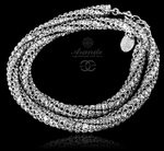 NEW CRYSTALS GENUINE BRACELET NECKALCE *CRYSTALLIZED* STERLING SILVER 925