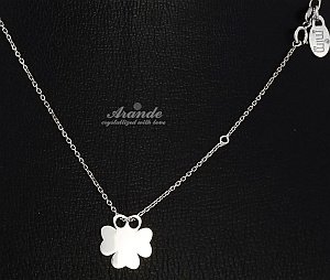 BEAUTIFUL NECKLACE SENSATION CLOVER  STERLING SILVER 925