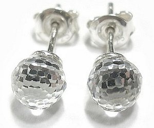 Kryształy Kolczyki Crystal Srebro Promocja