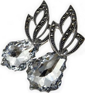 COMET ADMIRE SPECIAL EARRINGS SWAROVSKI CRYSTALS