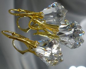 Kryształy komplet ZŁOTE SREBRO Certyfikat 16CR
