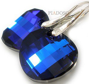 SWAROVSKI UNIKAT piękne kolczyki BERMUDA TWIST