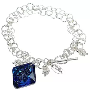 Kryształy Bransoletka Bermuda Design Srebro 