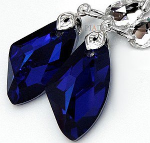 Kryształy SPECIAL długie kolczyki GALACTIC BLUES