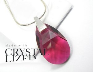 PROMOCJA Kryształy Wisiorek Srebro CERTYFIKAT Ruby