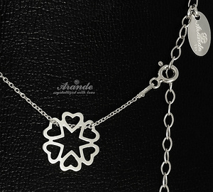 TRENDY NECKLACE *SENSATION HEARTS* STERLING SILVER 925