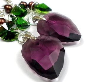 Swarovski długie kolczyki Srebro Rock CERTYFIKAT