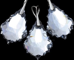 COMET BAROQUE JEWELLERY SET LARGE CRYSTALS CRYSTALS