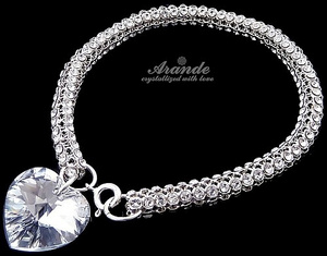 Kryształy Bransoletka Crystallized Comet Heart