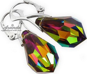 VITRAIL MEDIUM EARRINGS CRYSTALS CRYSTALS SILVER