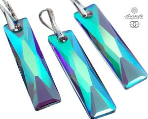 SWAROVSKI piękne kolczyki wisiorek PARADISE QUEEN SREBRO