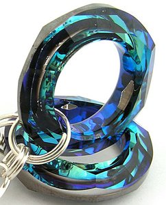 duże kolczyki Kryształy 8 kolorów SREBRO