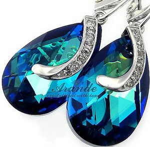 BLUE SENTI SPECIAL EARRINGS CRYSTALS CRYSTALS