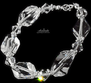 Kryształy Piękna Bransoletka Cubic Crystal Srebro