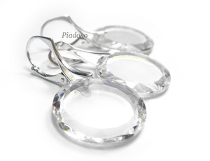Okazja Kryształy Komplet Srebro Crystal 20mm