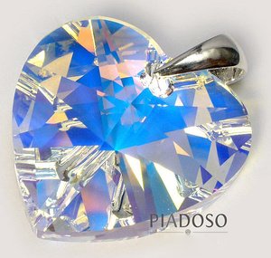PROMOCJA Kryształy SREBRO WISIOREK duży kryształ