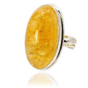 CITRINE NATURAL BEAUTIFUL RING STERLING SILVER SIZE 10-20 (1) (1)