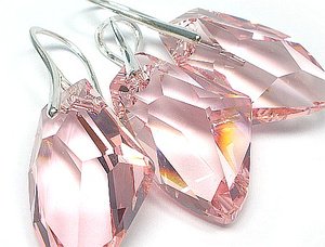 CRYSTALS CRYSTALS JEWELLERY SET *ROSE GALACTIC* STERLING SILVER CERTIFICATE