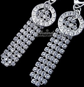CRYSTAL PAVE EARRINGS NEW CRYSTALS CRYSTALS
