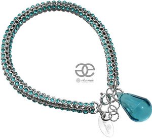 Nowe Kryształy Bransoletka Crystallized Turquoise