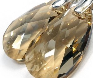 Kryształy duży komplet Srebro SILVER SHADOW 22MM