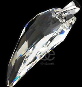 Kryształy Duży Wisiorek Crystal Pegasus Srebro