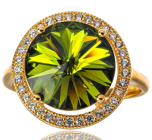 702533-Pierscionek-Swarovski-Paris-Royal-Olivine-zlote-srebro-000.jpg