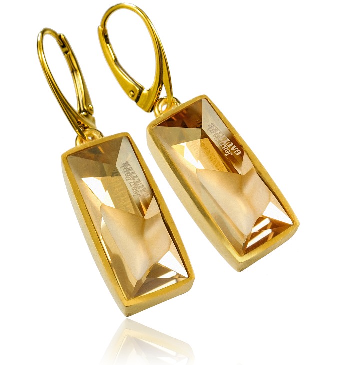 Jean paul gaultier swarovski on sale earrings